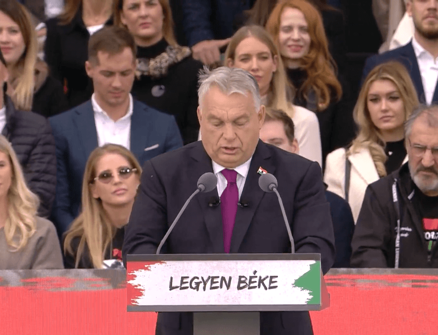 Orbán Viktor: "aki kormányváltást akar, az háborút akar"
