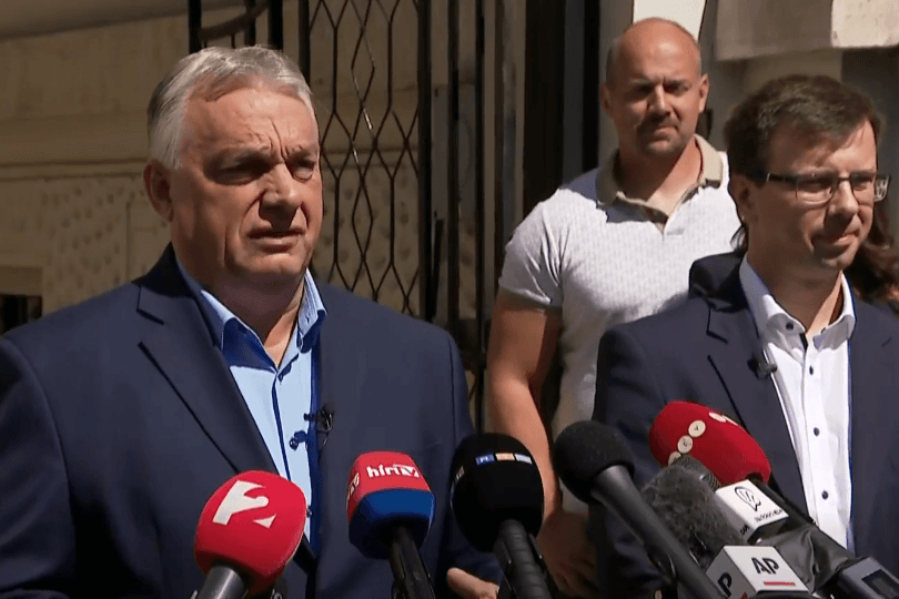Az "önkényuralom" létrejöttéhez a Tisza Párt 3,4 millió szavazója is hozzájárult: Orbán Viktor tájékoztatta a sajtót