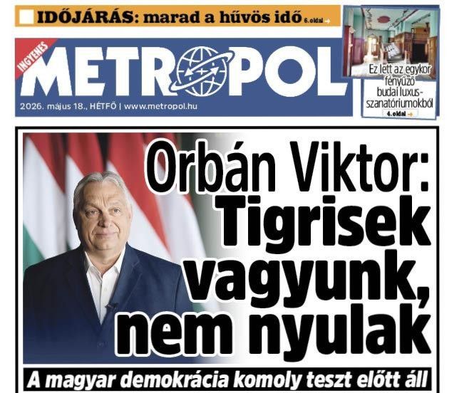 Felfüggesztették a nyomtatott a Metropol kiadását