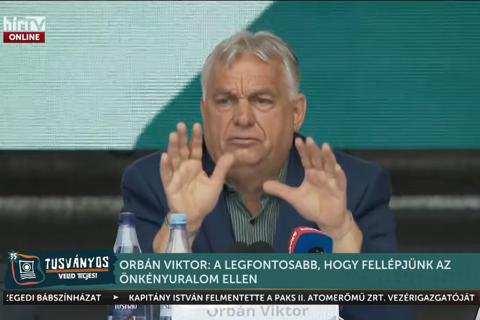Orbán Tusványoson már egy dél-amerikai típusú balos rezsimet vizionált Magyarországon