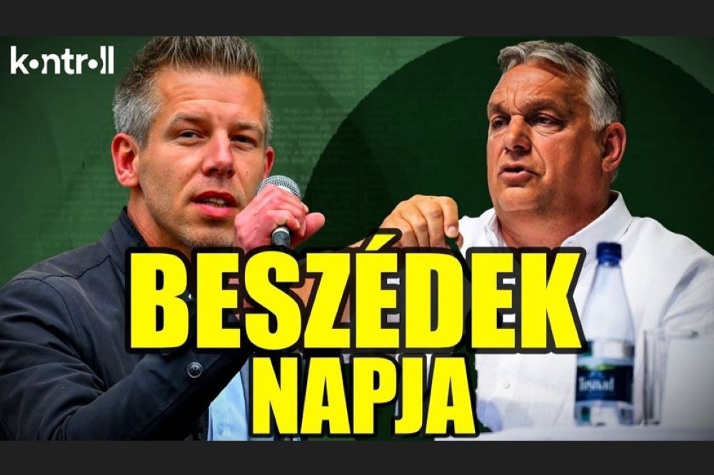 Videó: Magyar Péter Székesfehérváron, Orbán Viktor Tusványoson