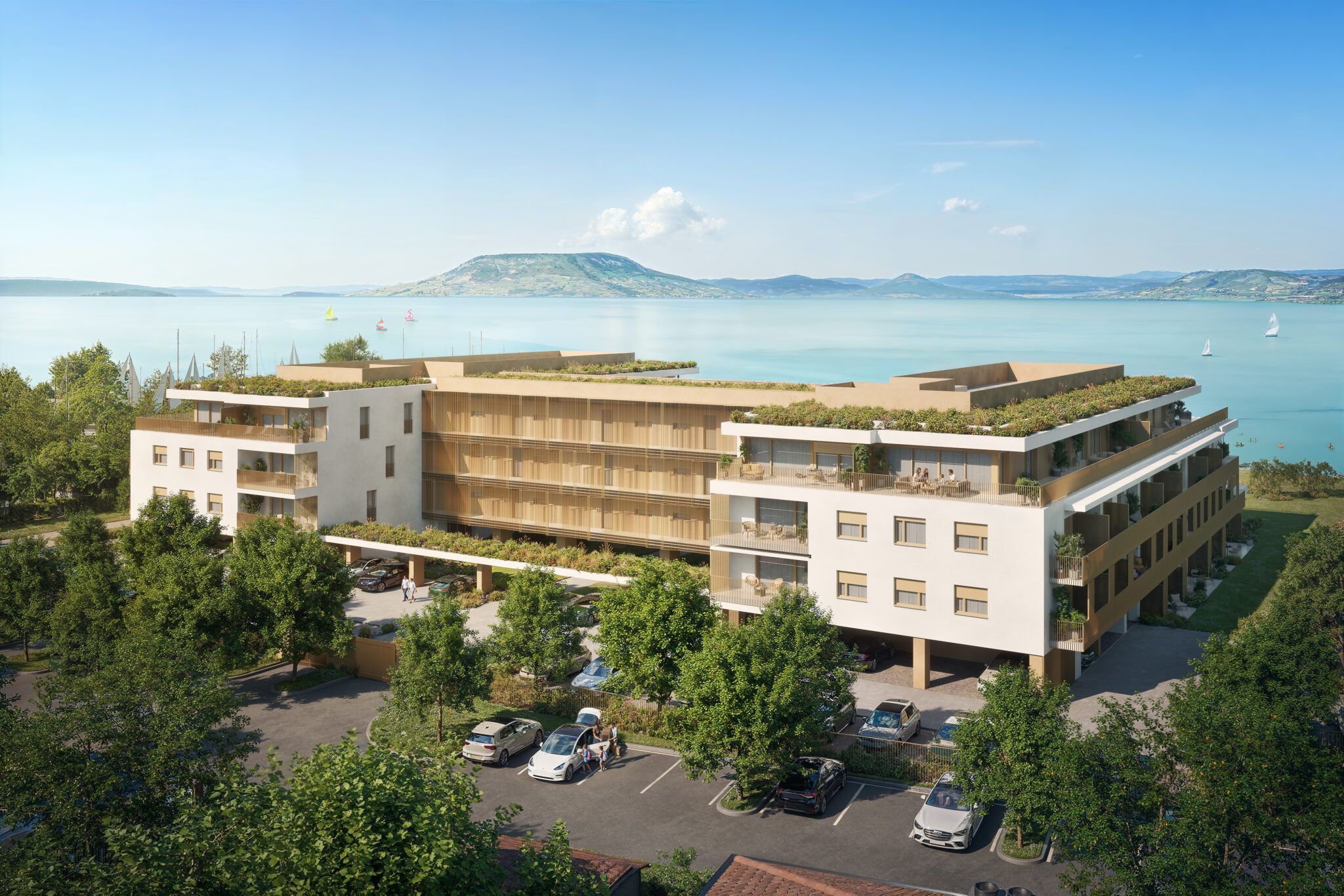 Hiába tiltakoztak a civilek, elindult a Cordia lakóparkjának építése a Balaton-parton