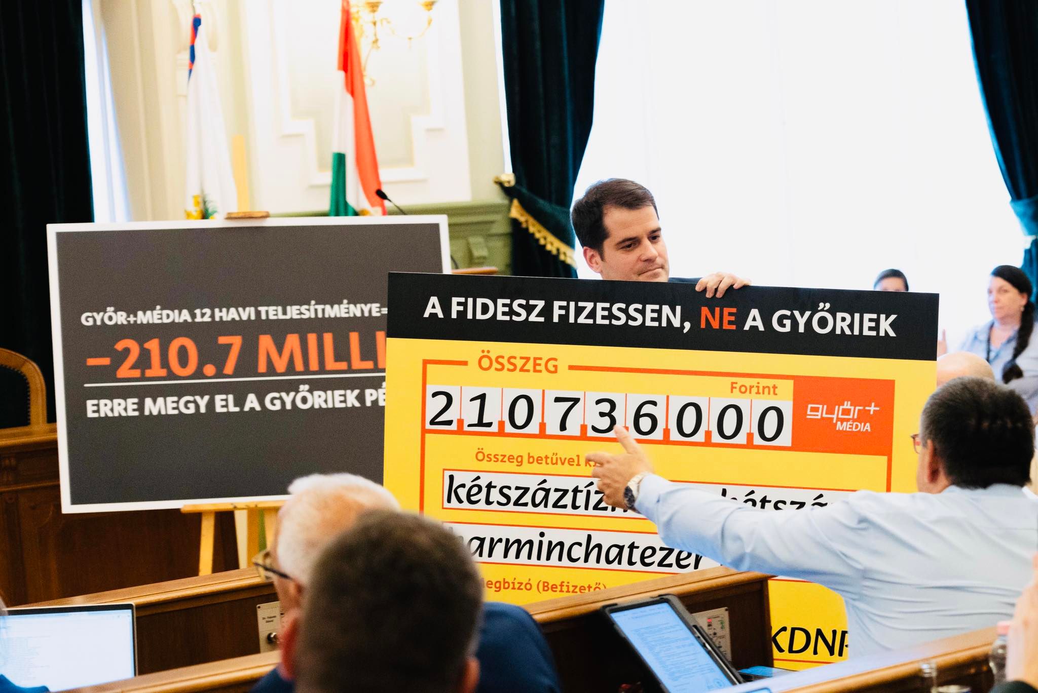 Kártyavárként omlott össze a győri propagandagyár, kevesen siratják