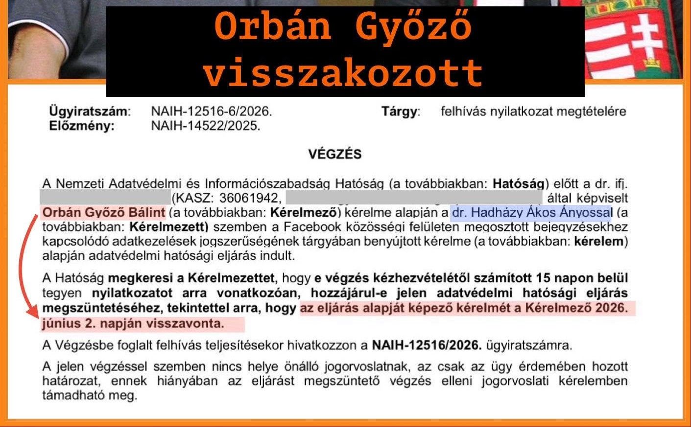 Orbán Viktor édesapja végül mégis visszakozott Hadházy Ákossal kapcsolatban
