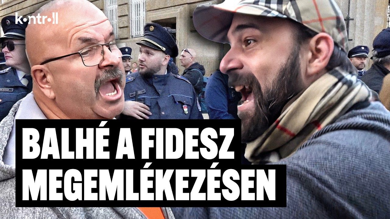 Bede Zsolték ellentüntetőkre támadtak a Fidesz megemlékezésén, Kubatov "megoldóembere" volt a nyugtató