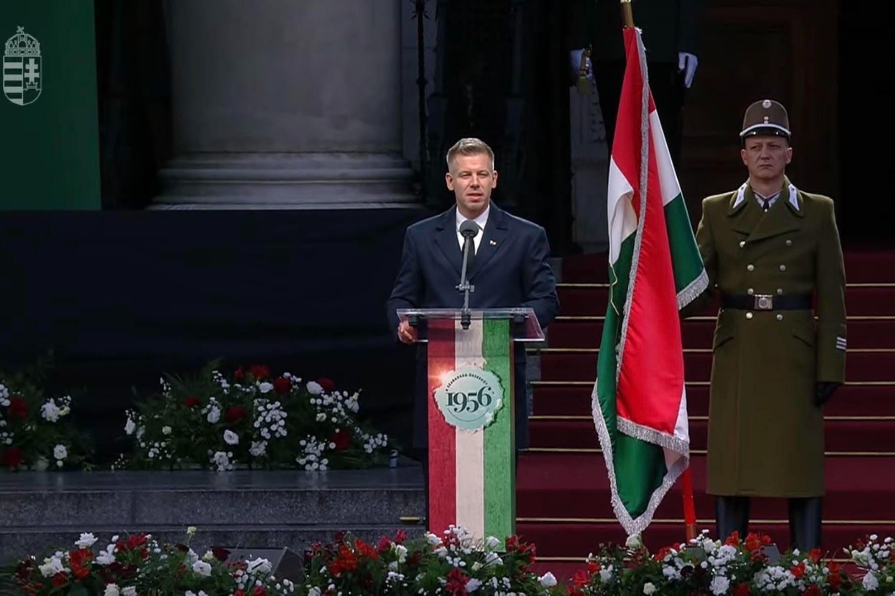 Magyar Péter: Aki Moszkvában keres támaszt, annak legyen 1956 intő figyelmeztetés
